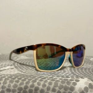 Costa Tortoise Sunglasses with Reflective Lenses